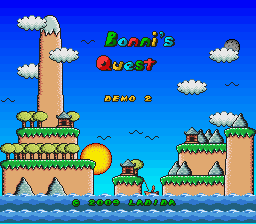 Bonni's Quest (super mario world hack) (demo 2)